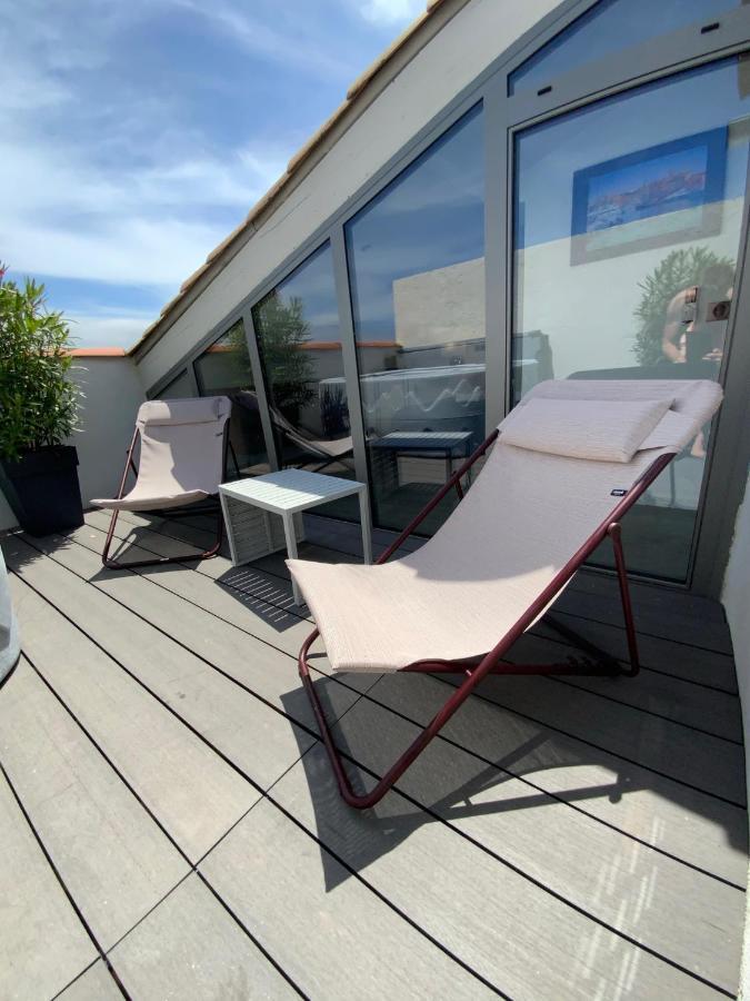 Ferienwohnung Le Rooftop Tropezien Saint-Tropez Exterior foto